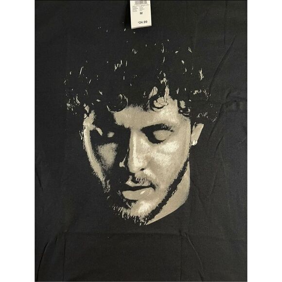Jack Harlow Portrait Graphic T-shirt Brand New Black- Size-Medium - Picture 4 of 7